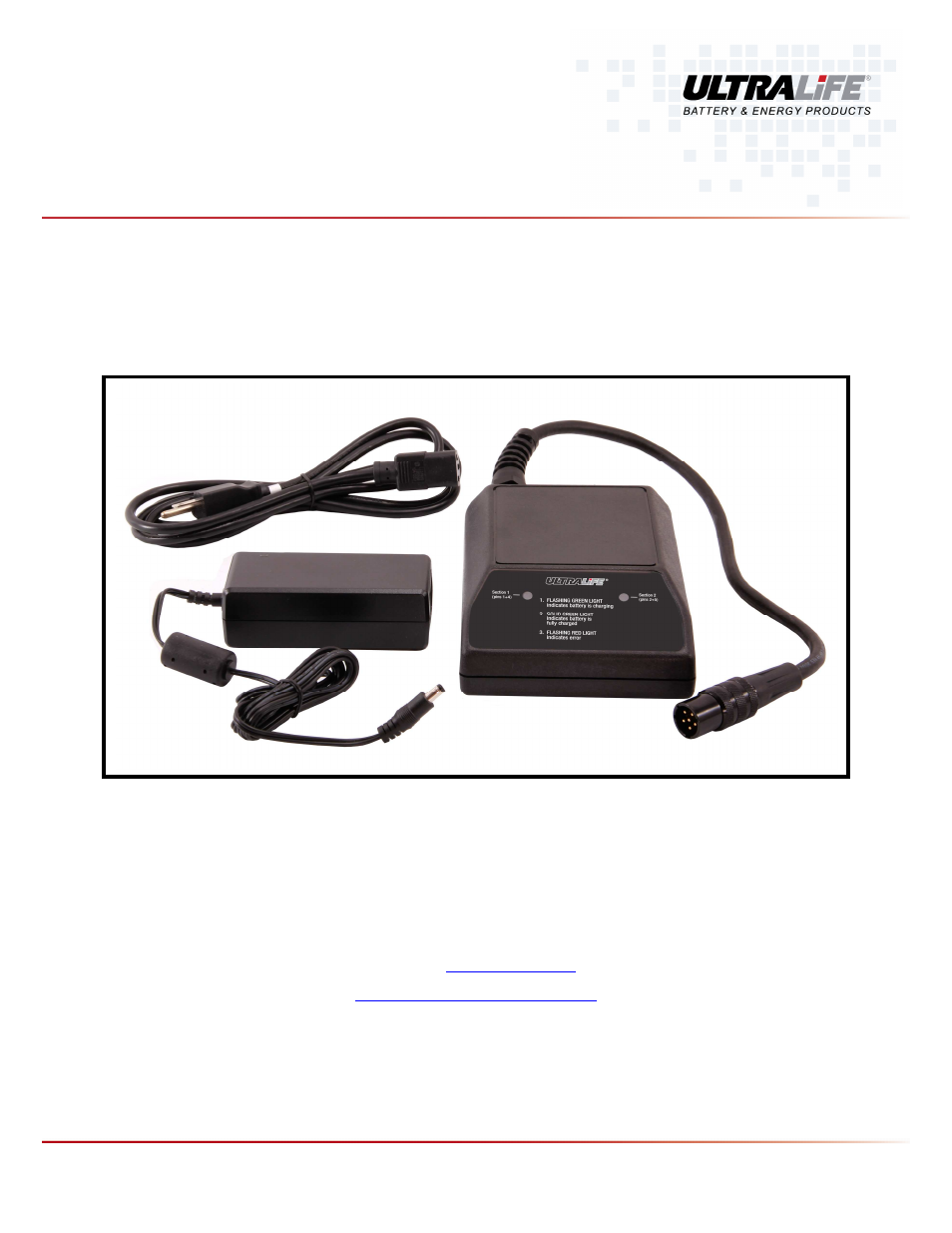 Ultralife CH0002 User Manual | 5 pages