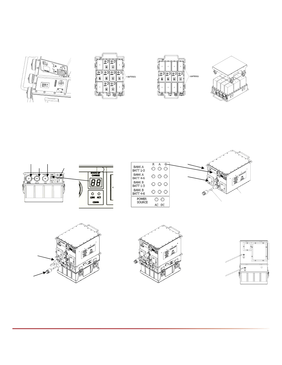 Install batteries (type ubbl10 or ubbl13 only), Connect cables to devices | Ultralife UKT0011 User Manual | Page 4 / 4
