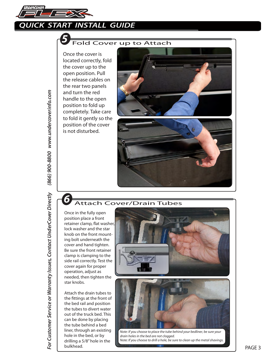 Quick start install guide | Undercover Flex User Manual | Page 3 / 4