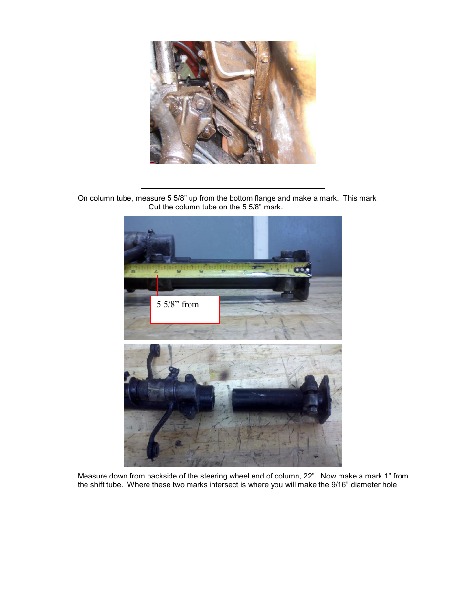 Modifications to stock components | Unisteer 8011660 Ford Full-Size Rack & Pinion Kit 1949-1951 User Manual | Page 6 / 11