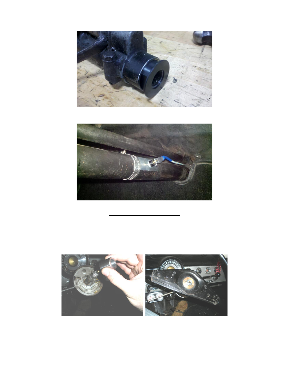 Installation directions | Unisteer 8011660 Ford Full-Size Rack & Pinion Kit 1949-1951 User Manual | Page 8 / 11
