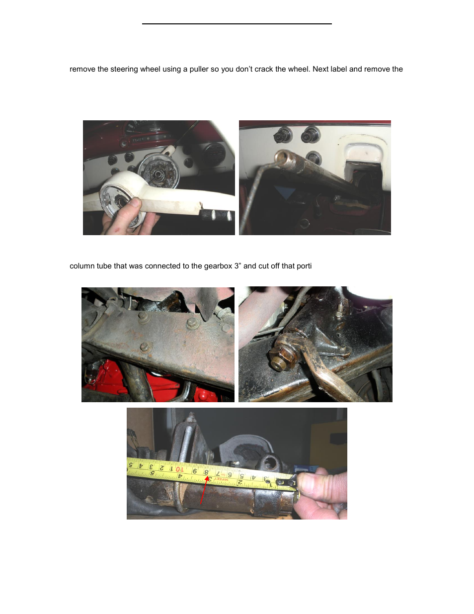 Unisteer 8011640 Ford Full-Size Rack & Pinion Kit 1955-1956 User Manual | Page 3 / 9