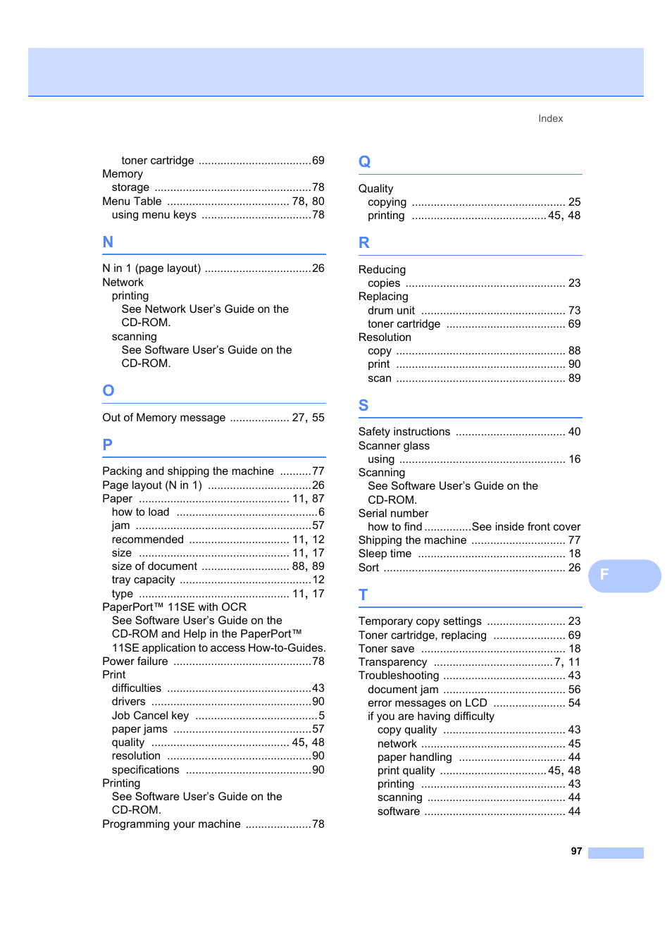 Brother DCP-7045N User Manual | Page 105 / 107