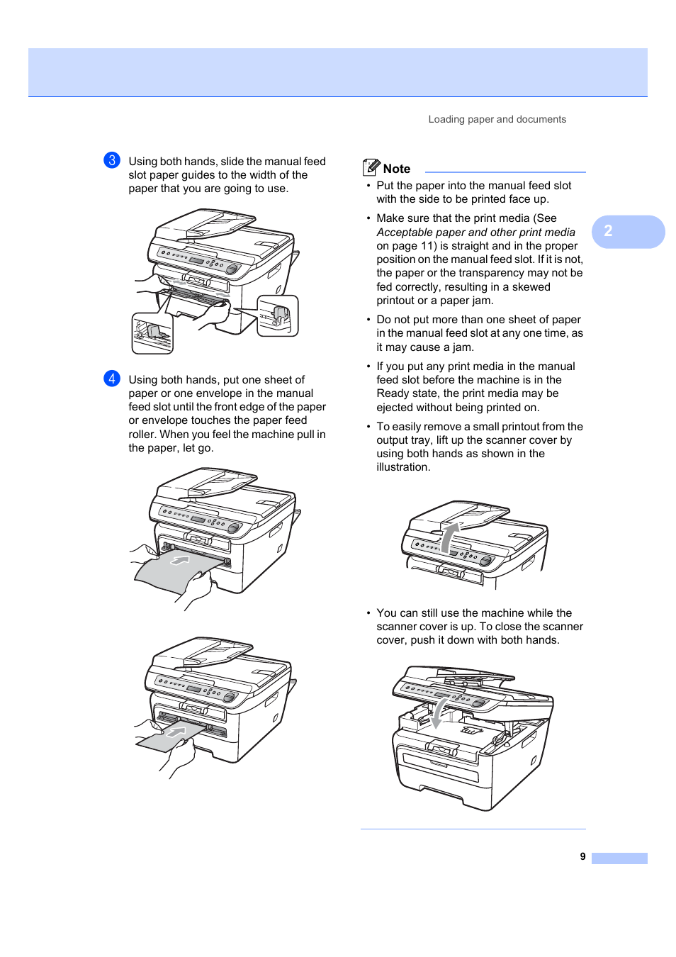 Brother DCP-7045N User Manual | Page 17 / 107