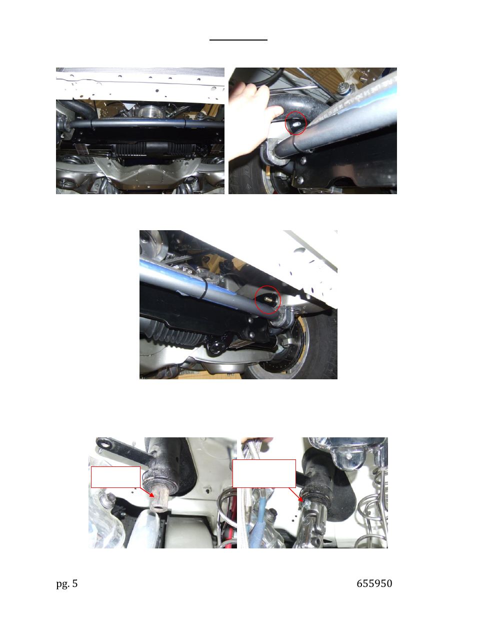 Installation | Unisteer 8011110-01 Firebirf/Trans Am Power Rack & Pinion 1970-81 User Manual | Page 5 / 8
