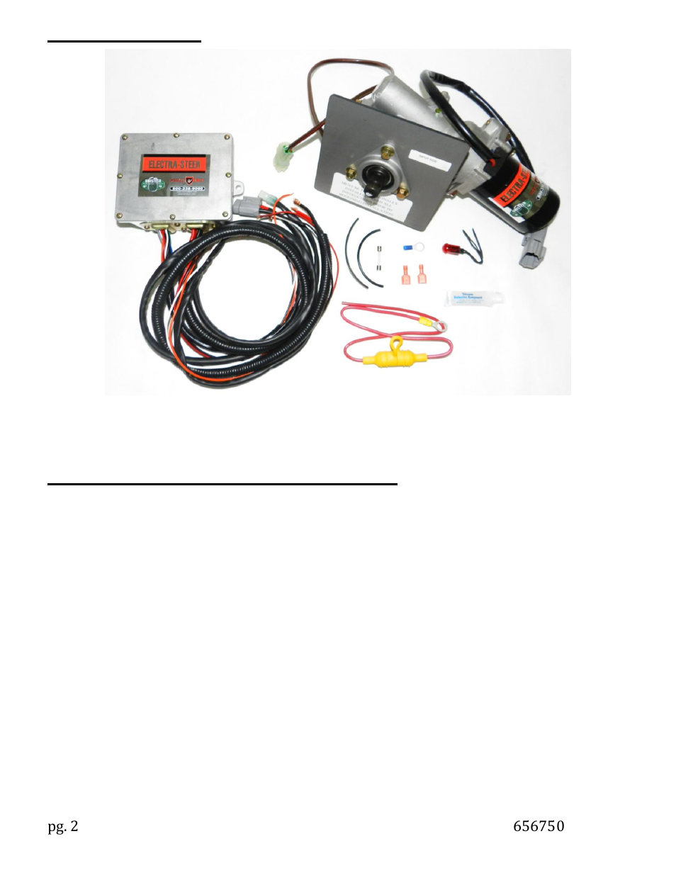 Kit contents, Mounting your electra-steer | Unisteer 8052360 Improved Universal Electra-Steer User Manual | Page 2 / 5