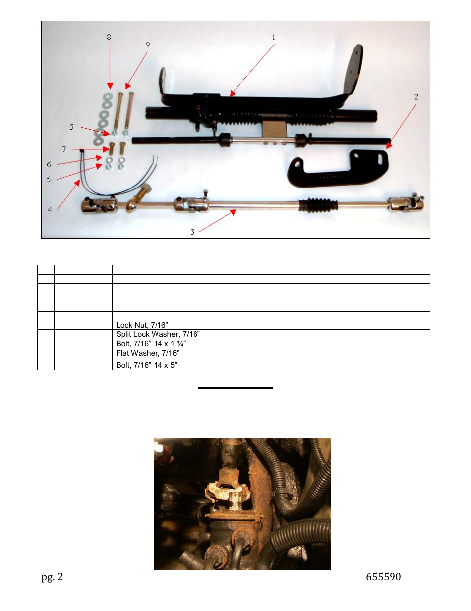 Disassembly | Unisteer 8001020-02 S10 Rack & Pinion 1996-2004 User Manual | Page 2 / 11