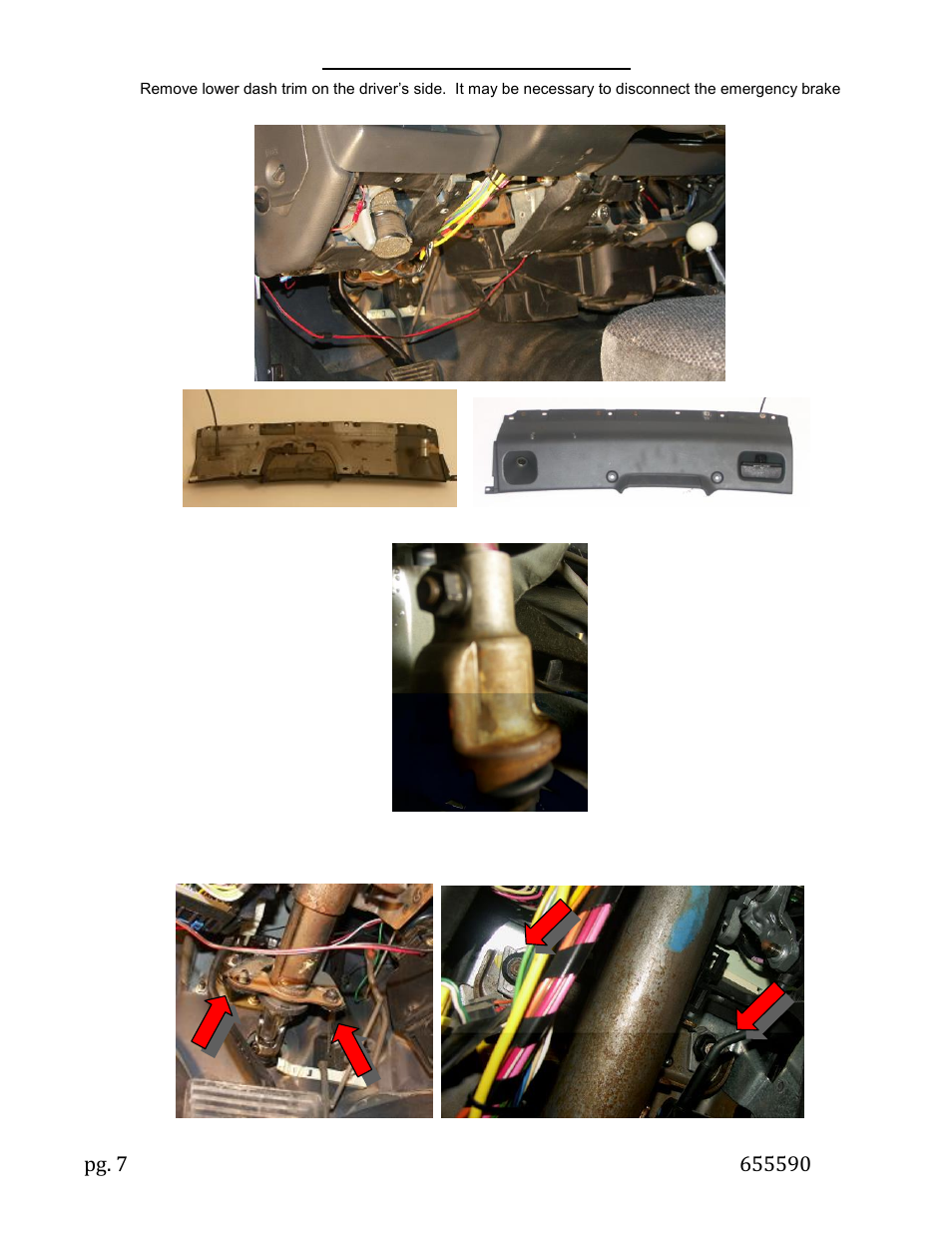 Steering-shaft installation | Unisteer 8001020-02 S10 Rack & Pinion 1996-2004 User Manual | Page 7 / 11