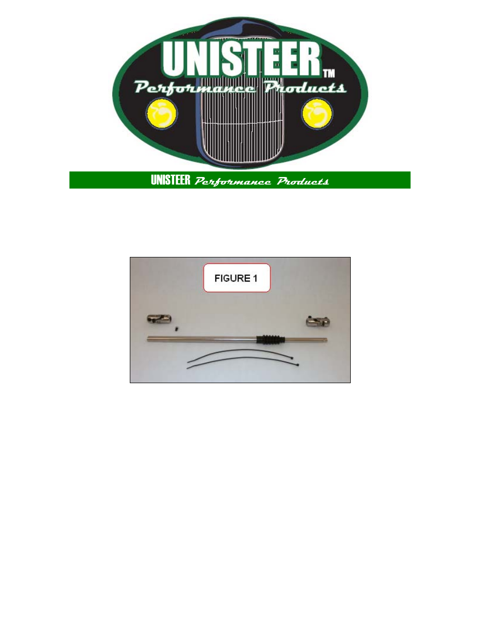 Unisteer 8051150 Truck Steering Shaft User Manual | 4 pages