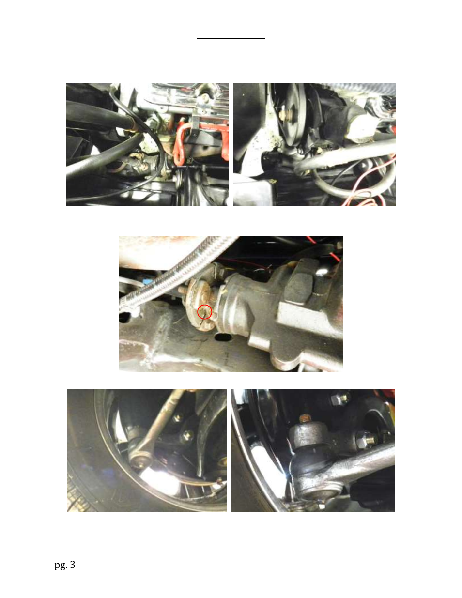 Pg. 3, Disassembly | Unisteer 8012170-01 Pontiac Gto Power R&P Kit 1964-67 User Manual | Page 3 / 12
