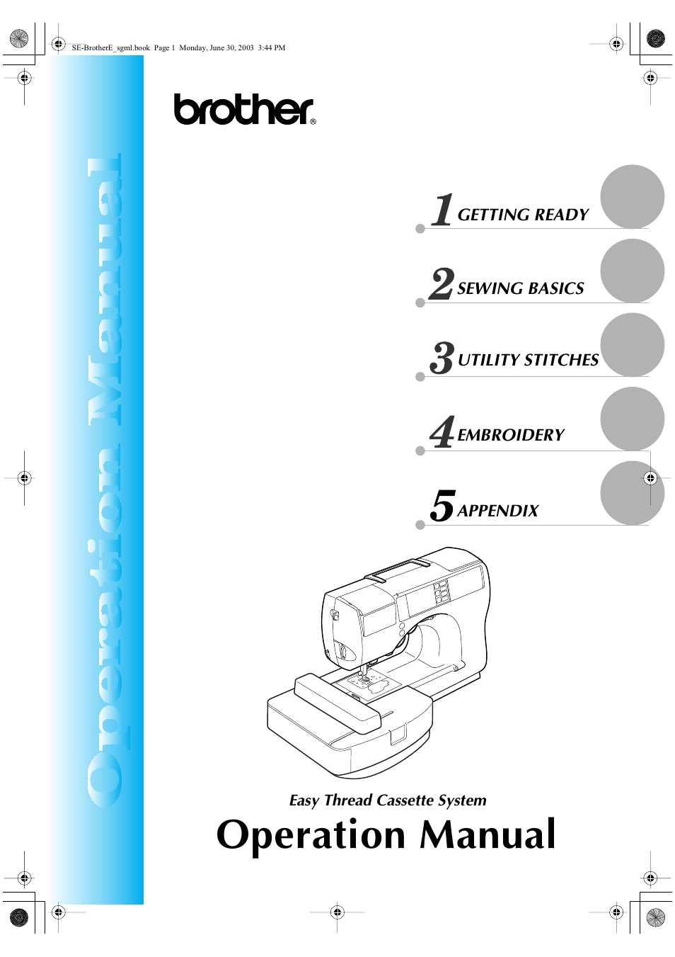 Brother HE 120 User Manual | 183 pages