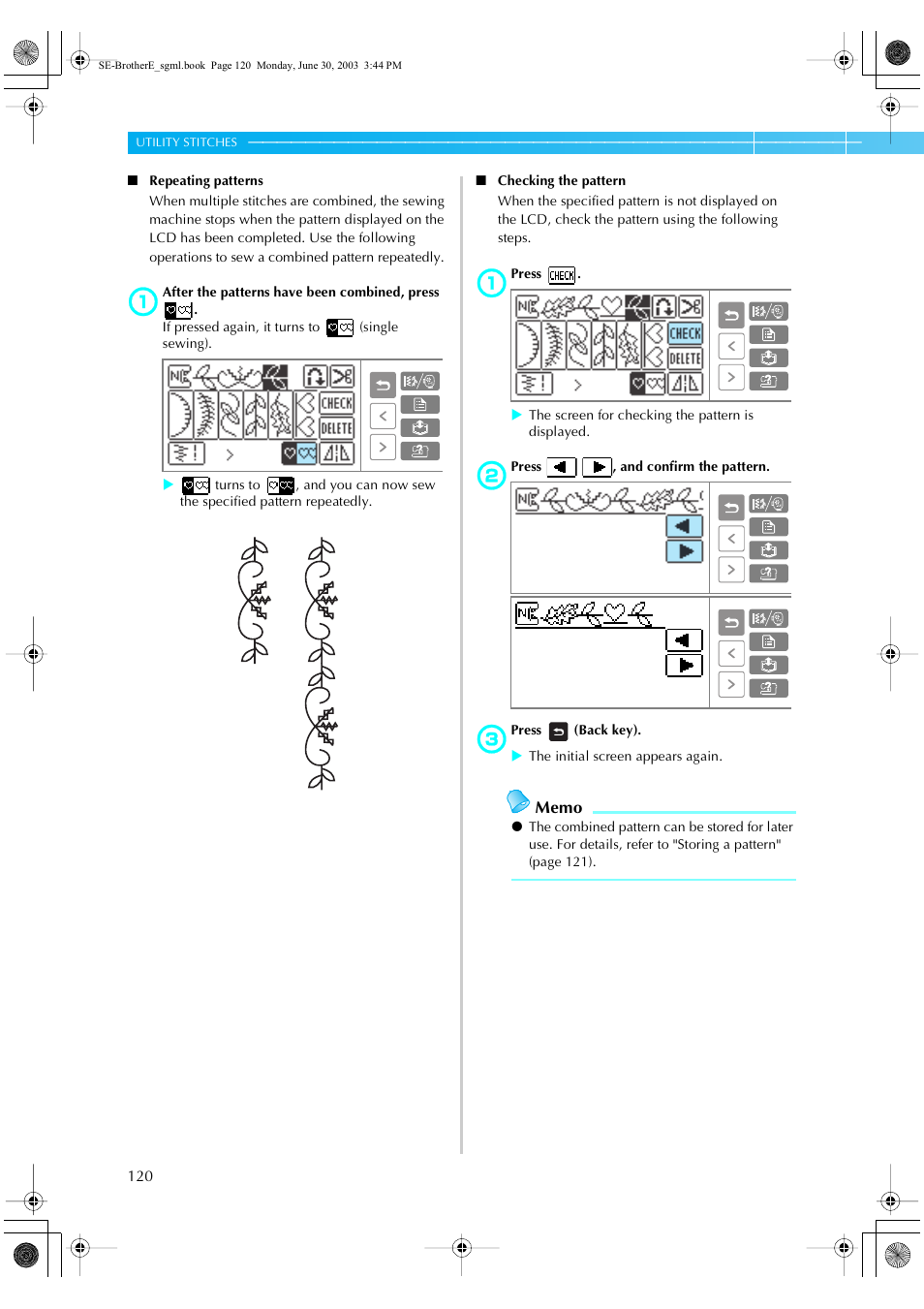 Brother HE 120 User Manual | Page 126 / 183