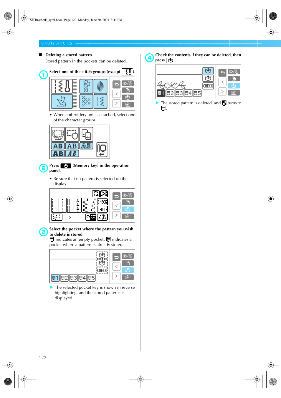 Brother HE 120 User Manual | Page 128 / 183