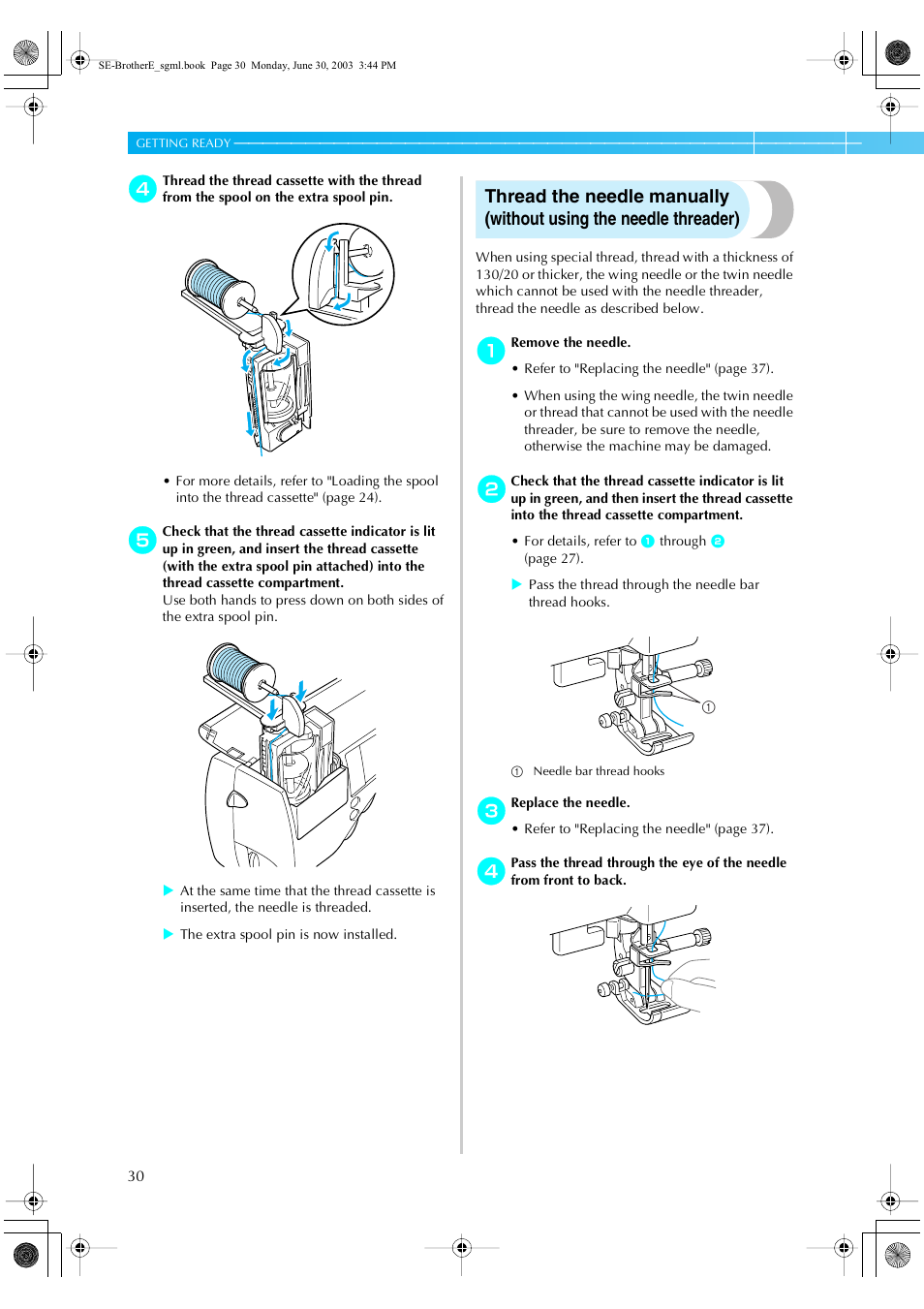 Brother HE 120 User Manual | Page 36 / 183