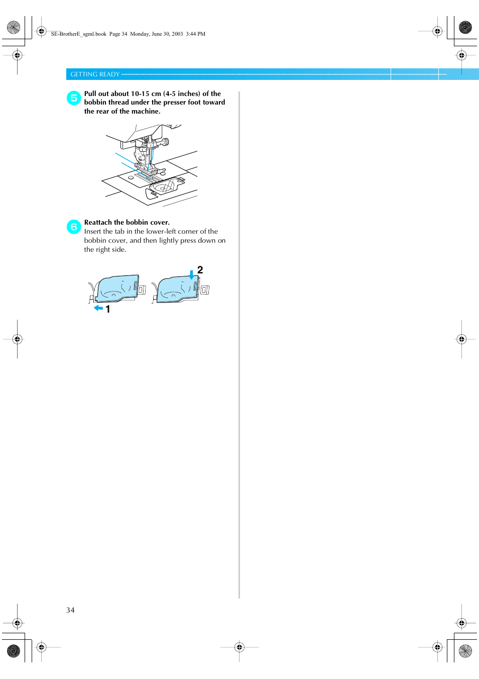 Brother HE 120 User Manual | Page 40 / 183