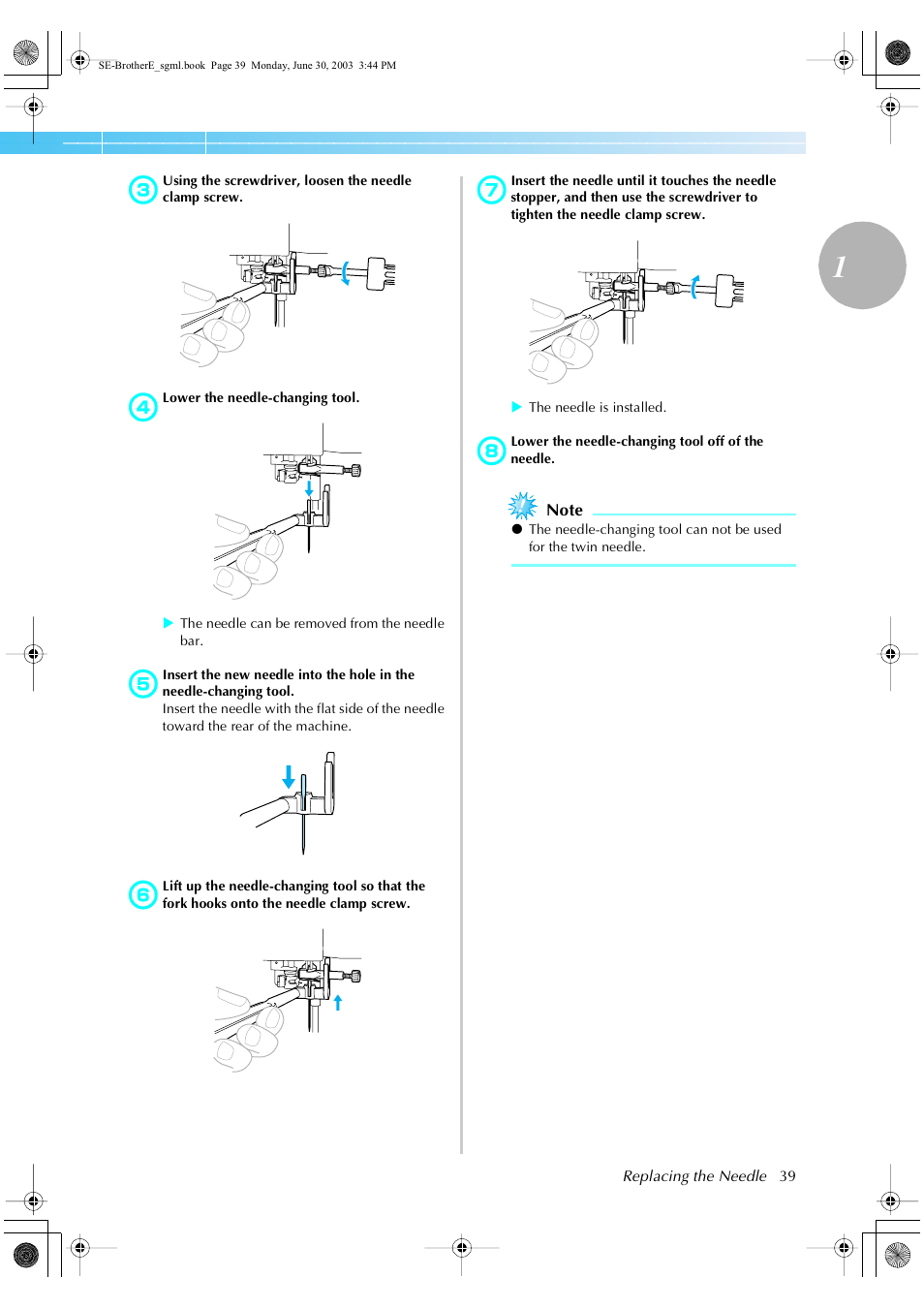 Brother HE 120 User Manual | Page 45 / 183