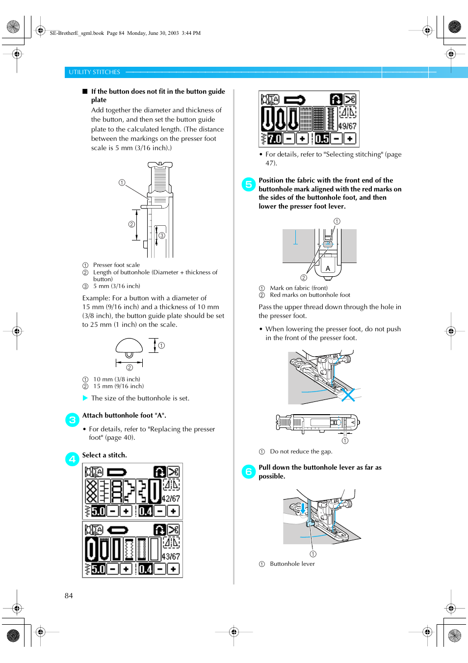 Brother HE 120 User Manual | Page 90 / 183