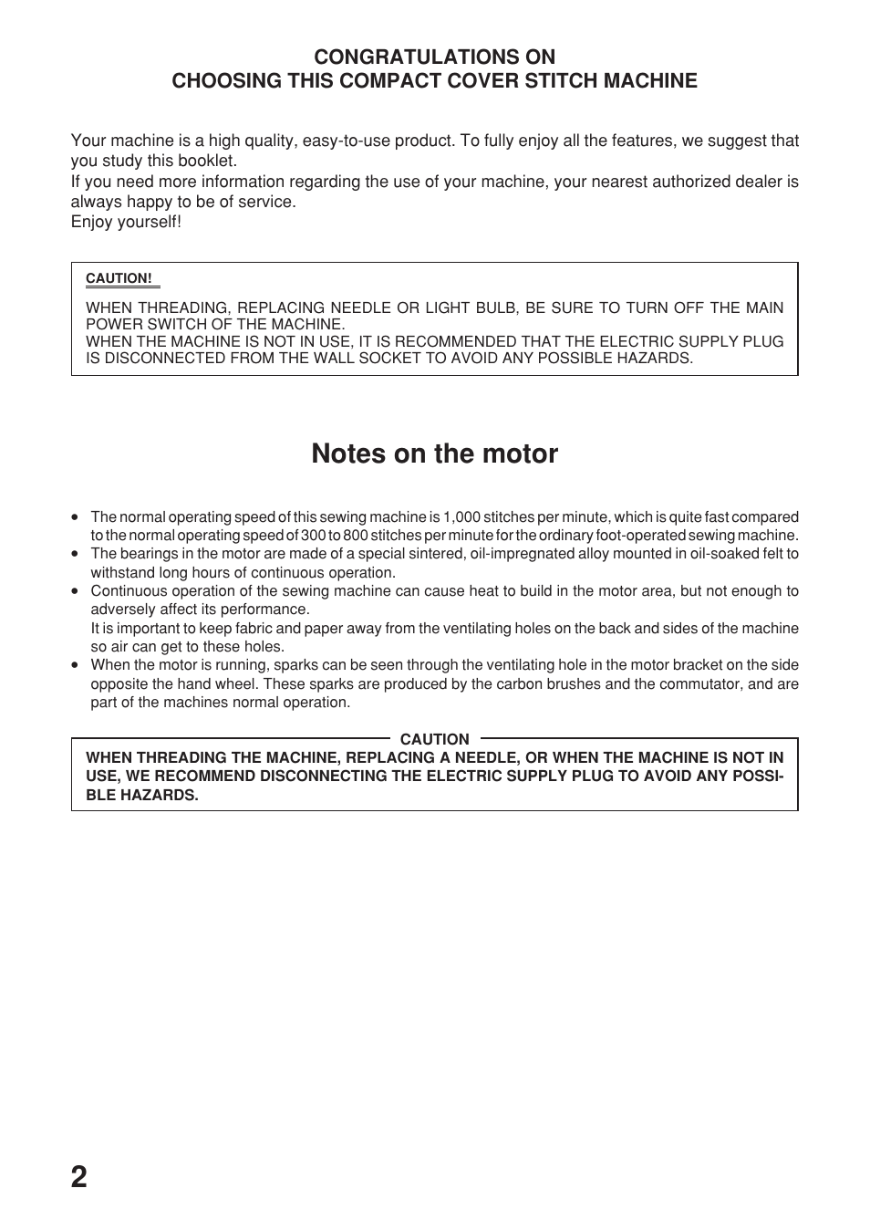 Brother 2340CV User Manual | Page 4 / 40