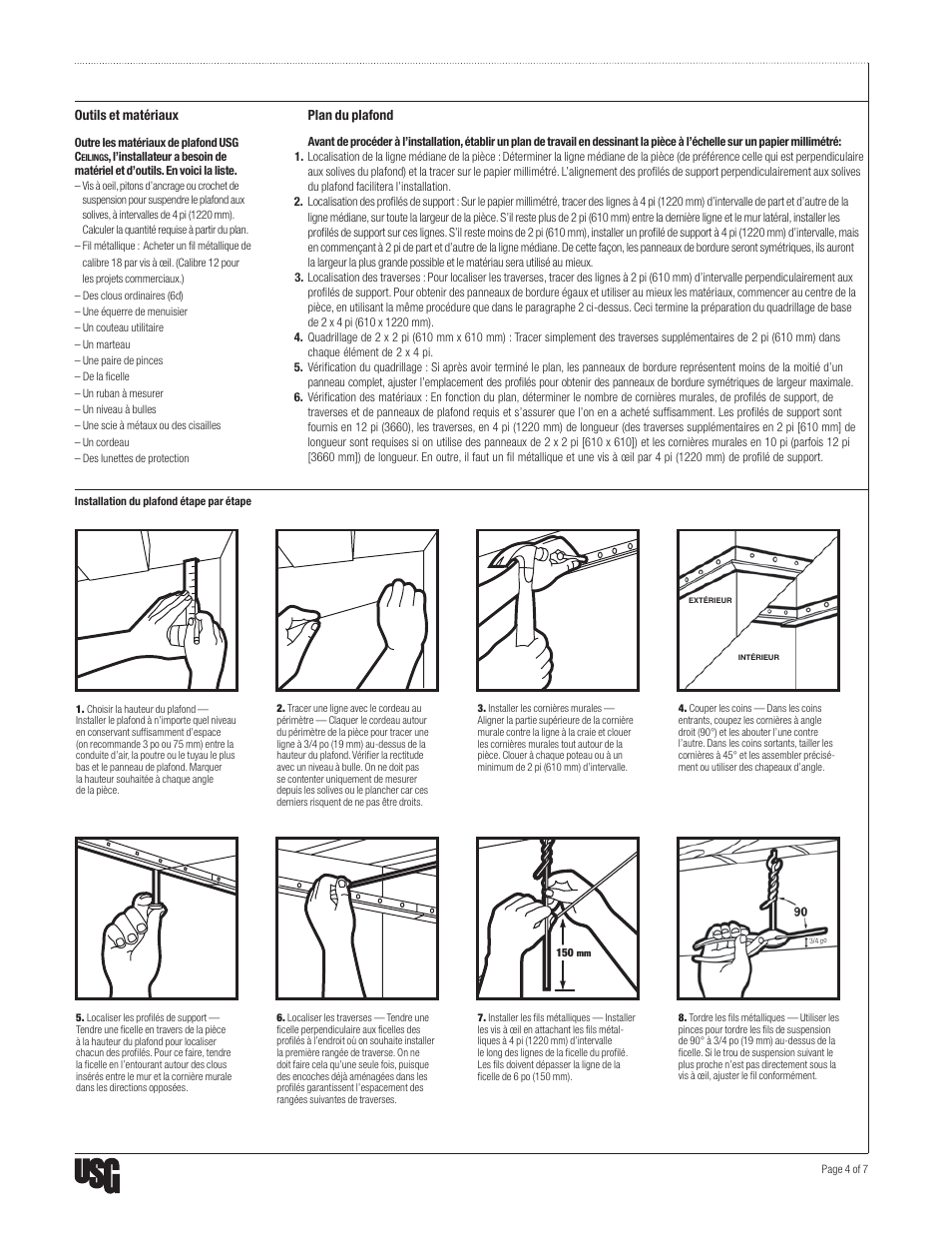 USG Ceiling Retail User Manual | Page 4 / 8