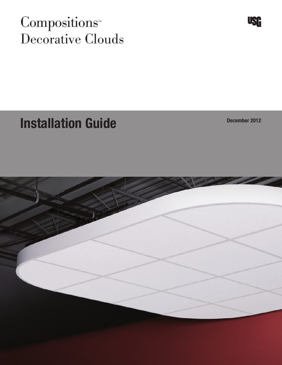 USG Compositions Decorative Clouds User Manual | 8 pages