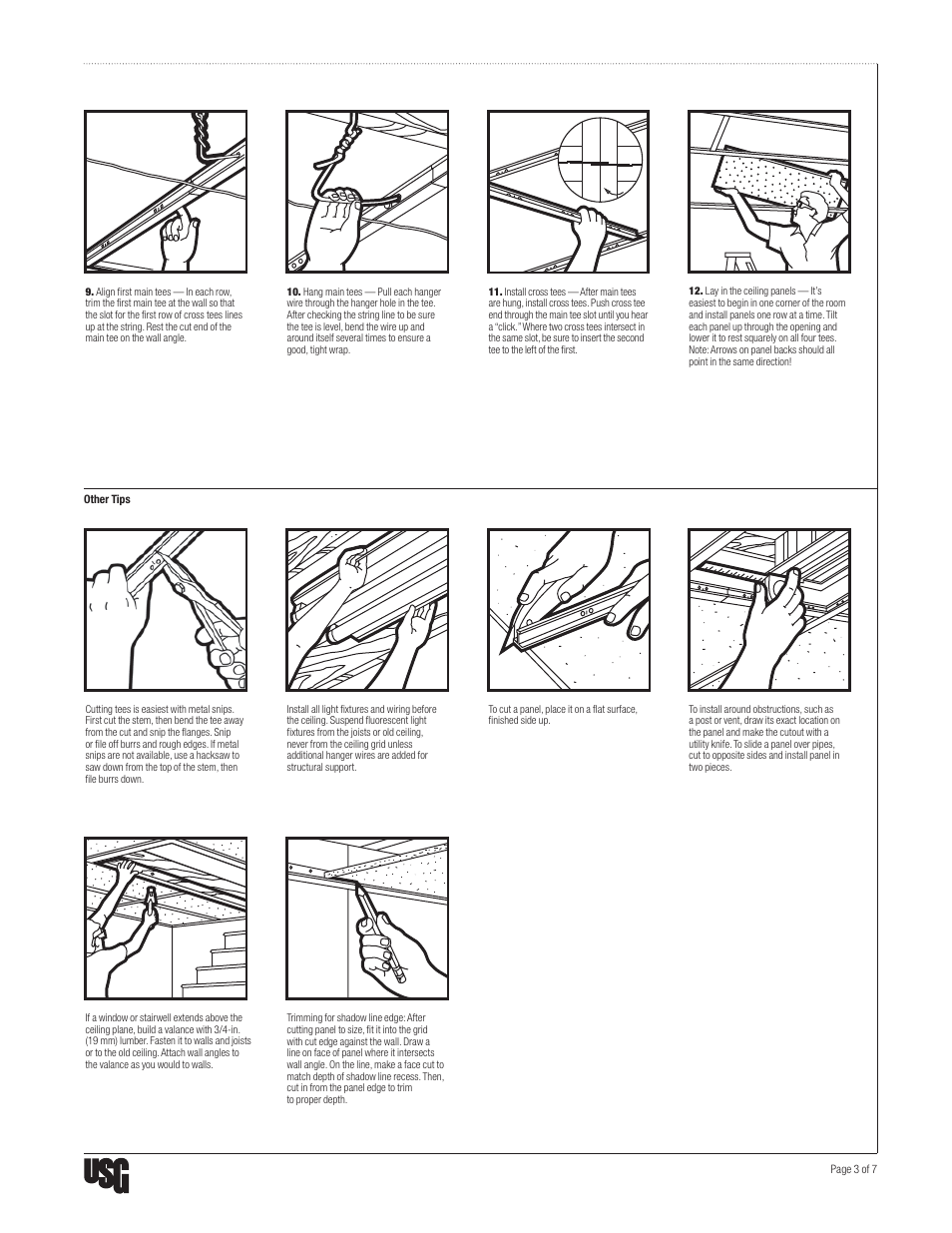 USG DONN Ceiling User Manual | Page 3 / 8