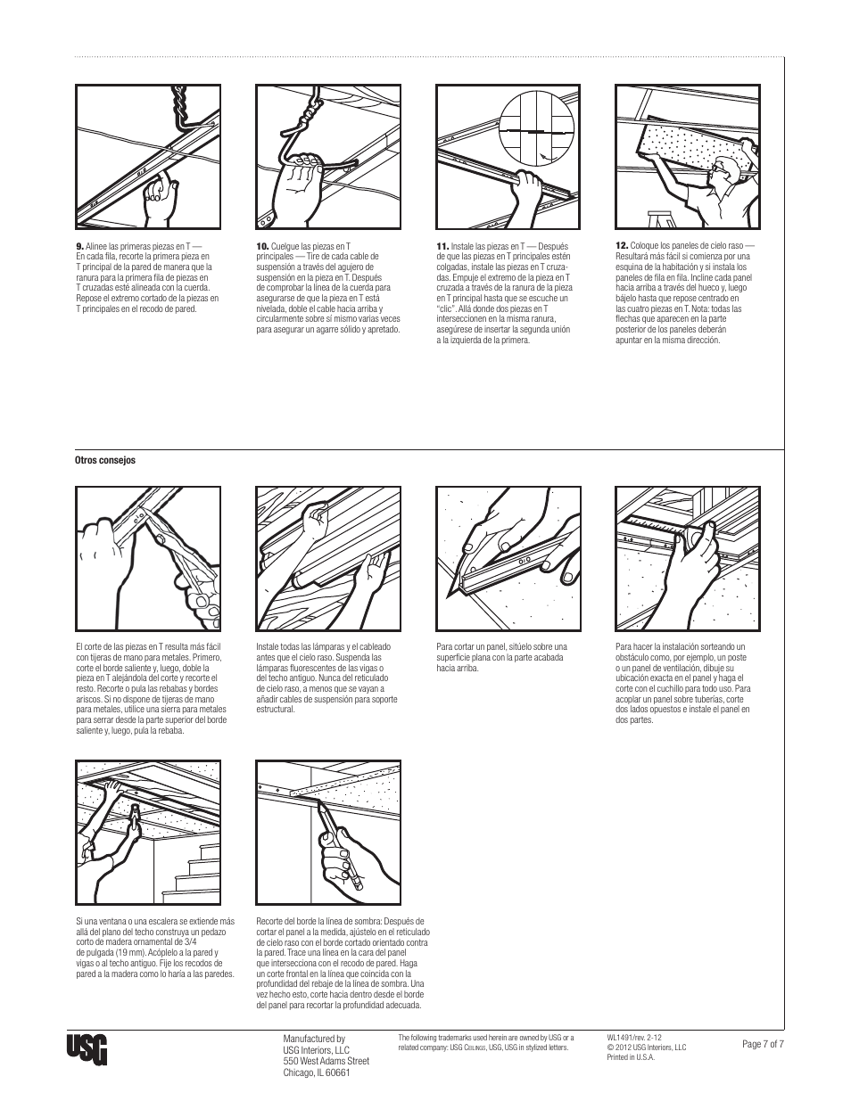 USG DONN Ceiling User Manual | Page 7 / 8