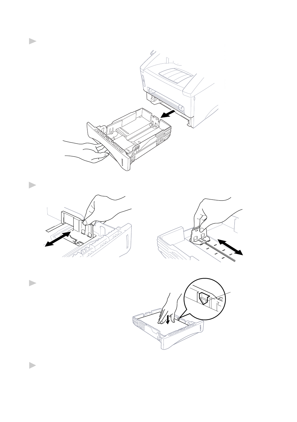 Loading paper in multi-purpose paper cassette | Brother FAX 4750 User Manual | Page 32 / 183