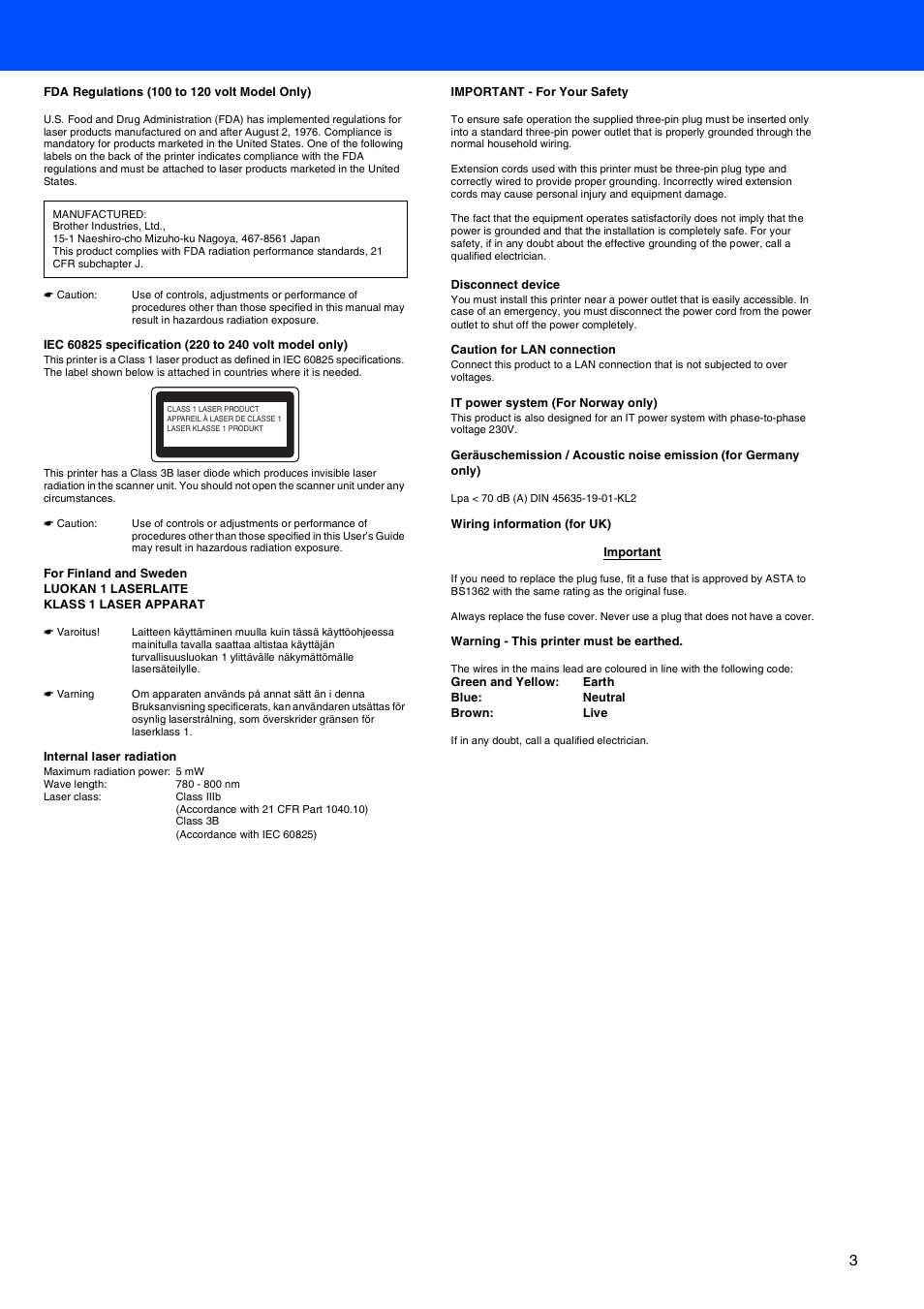 Brother HL-2700CN Series User Manual | Page 5 / 36