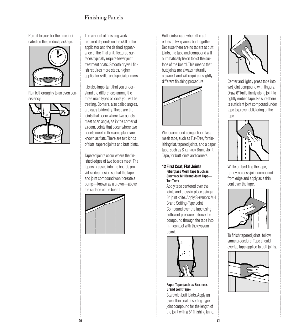 Finishing panels | USG Manufactured Housing Handbook User Manual | Page 11 / 29