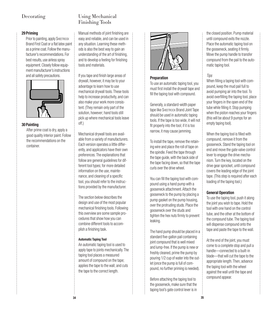 Decorating using mechanical finishing tools | USG Manufactured Housing Handbook User Manual | Page 18 / 29