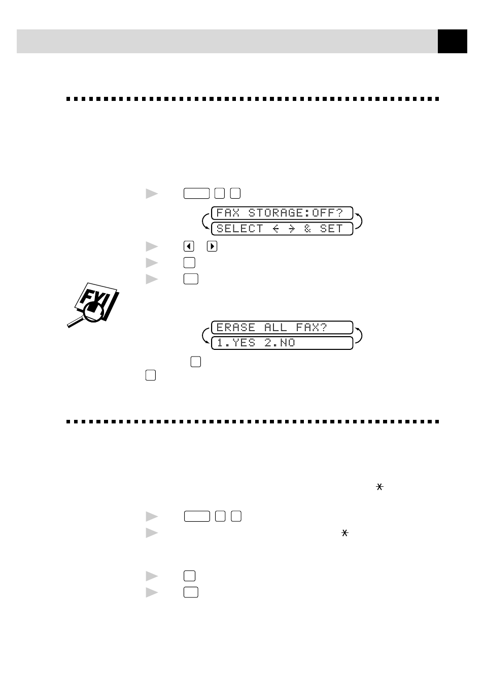 Setting fax storage, Changing remote access code | Brother FAX 770 User Manual | Page 83 / 165