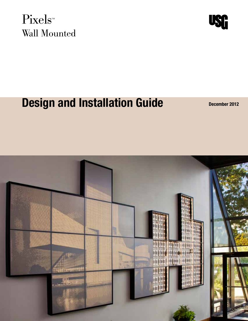 USG Pixels Wall Mounted User Manual | 36 pages