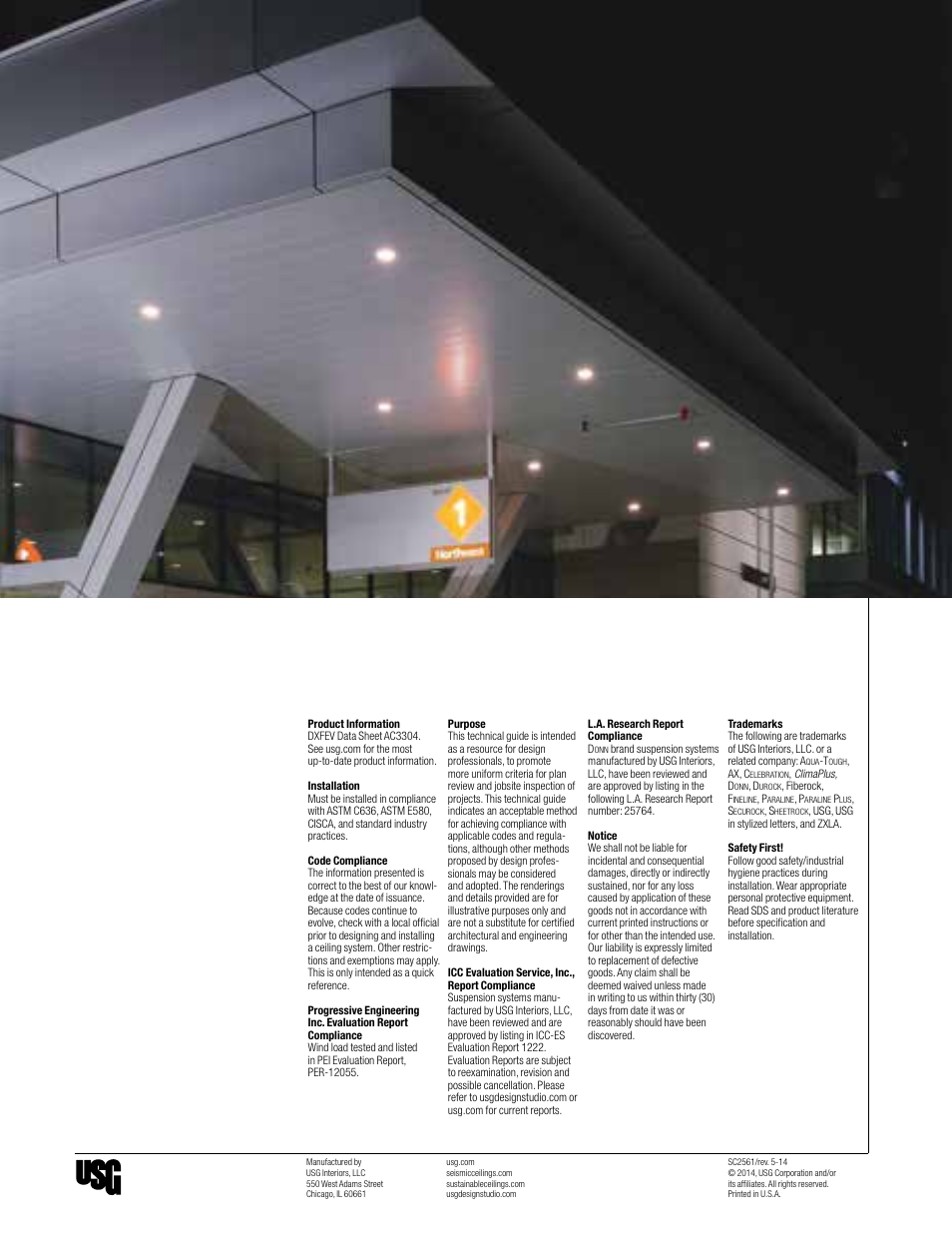 USG Exterior Ceiling Applications Systems Guide User Manual | Page 49 / 49