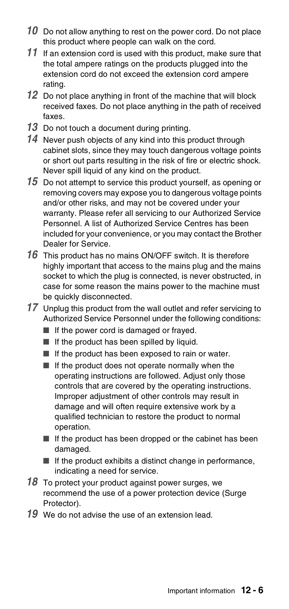 Brother FAX-837MC User Manual | Page 105 / 130