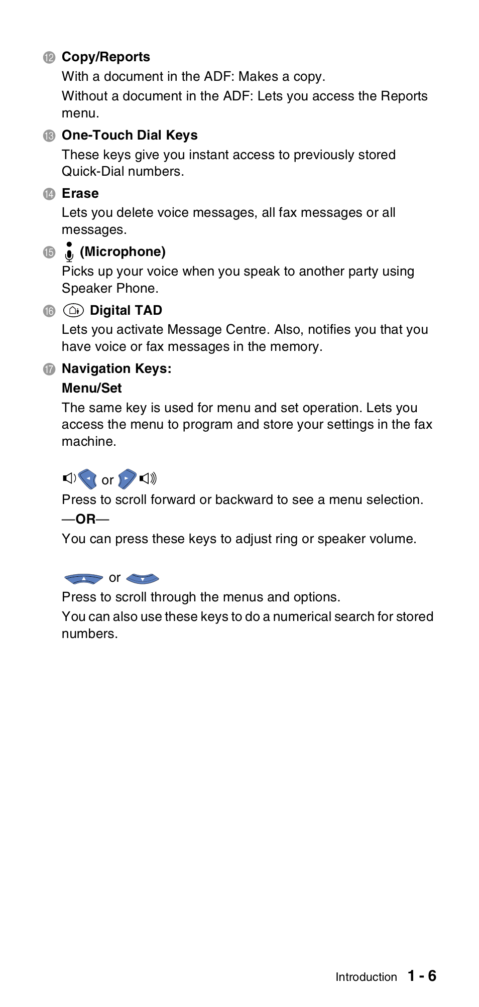 Brother FAX-837MC User Manual | Page 19 / 130