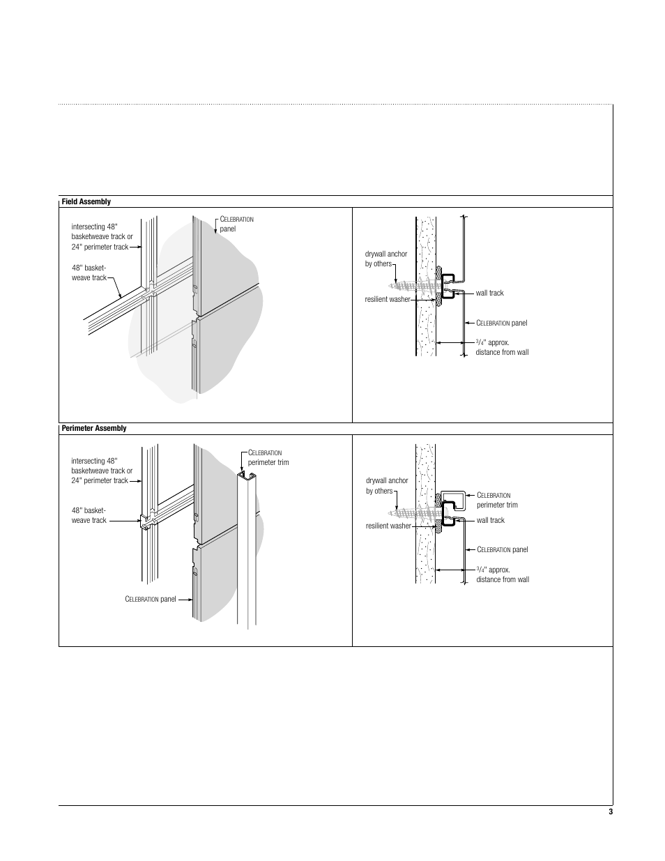 USG Geometrix Panels Wall Mount Solution User Manual | Page 3 / 8