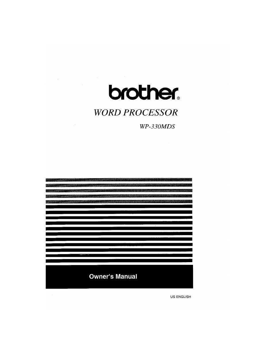 Brother WP330MDS User Manual | 322 pages