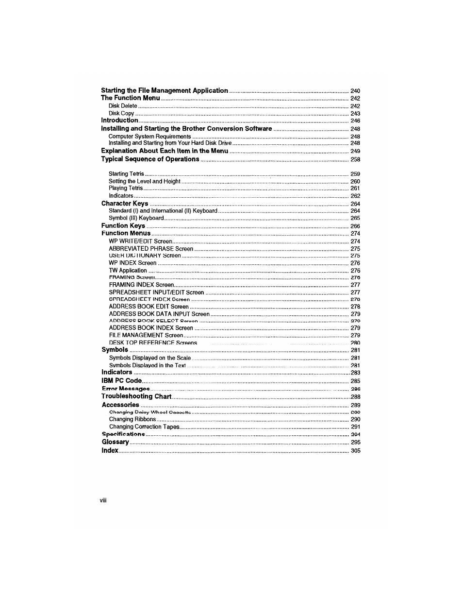 Brother WP330MDS User Manual | Page 10 / 322