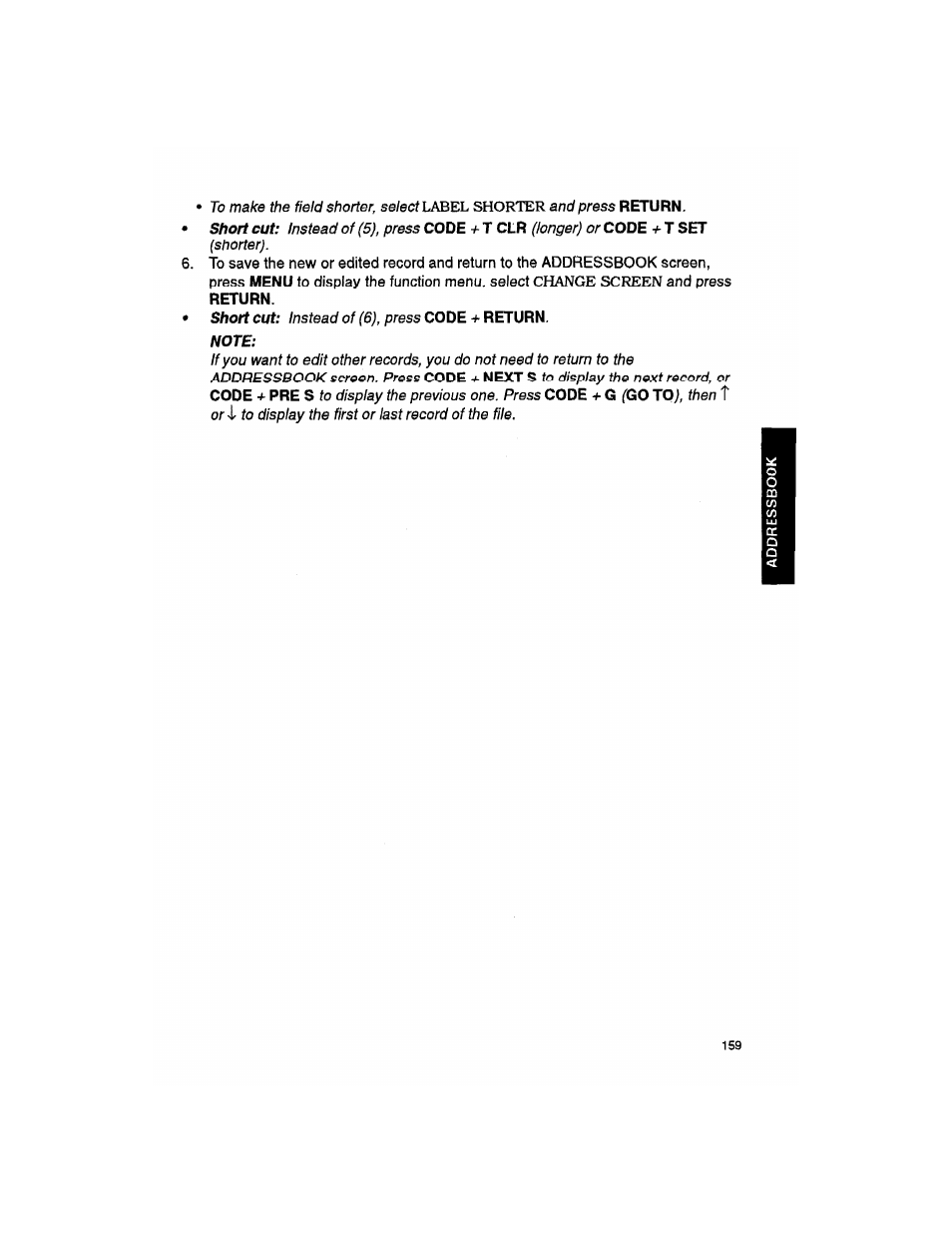 Note | Brother WP330MDS User Manual | Page 169 / 322