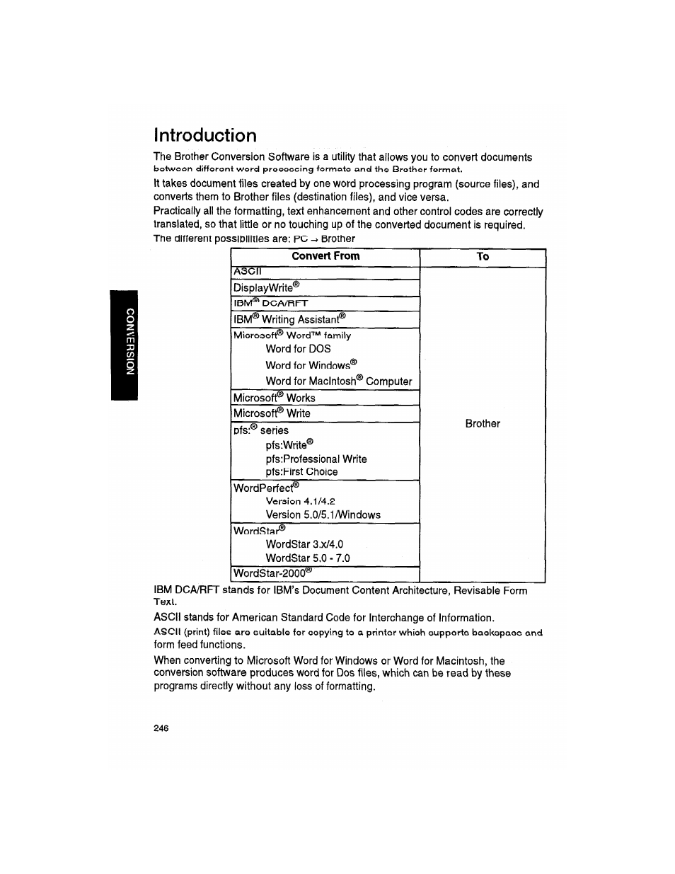 Introduction | Brother WP330MDS User Manual | Page 256 / 322