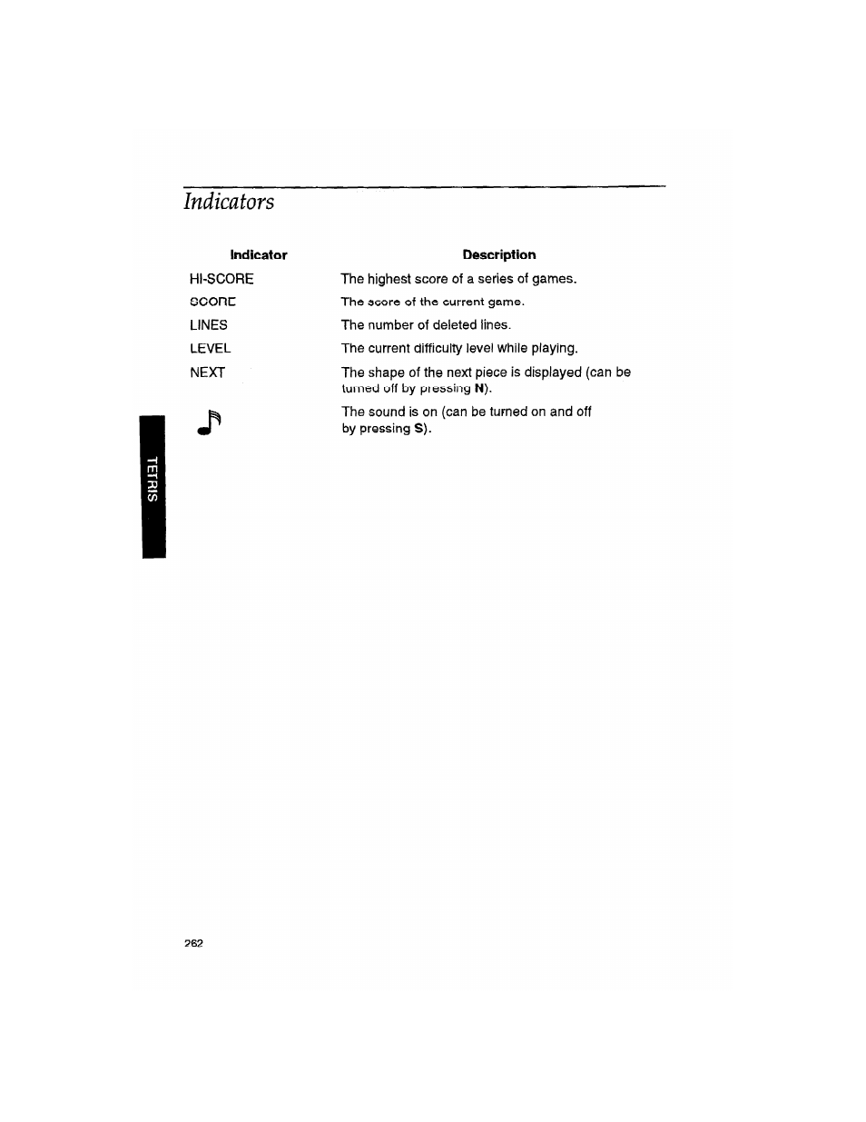 Indicators | Brother WP330MDS User Manual | Page 272 / 322