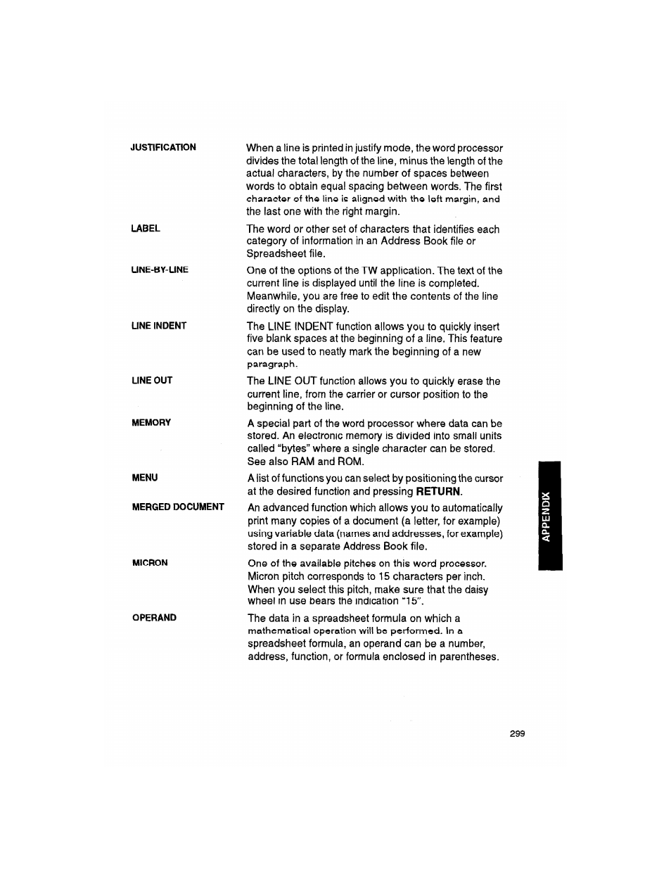 Brother WP330MDS User Manual | Page 309 / 322