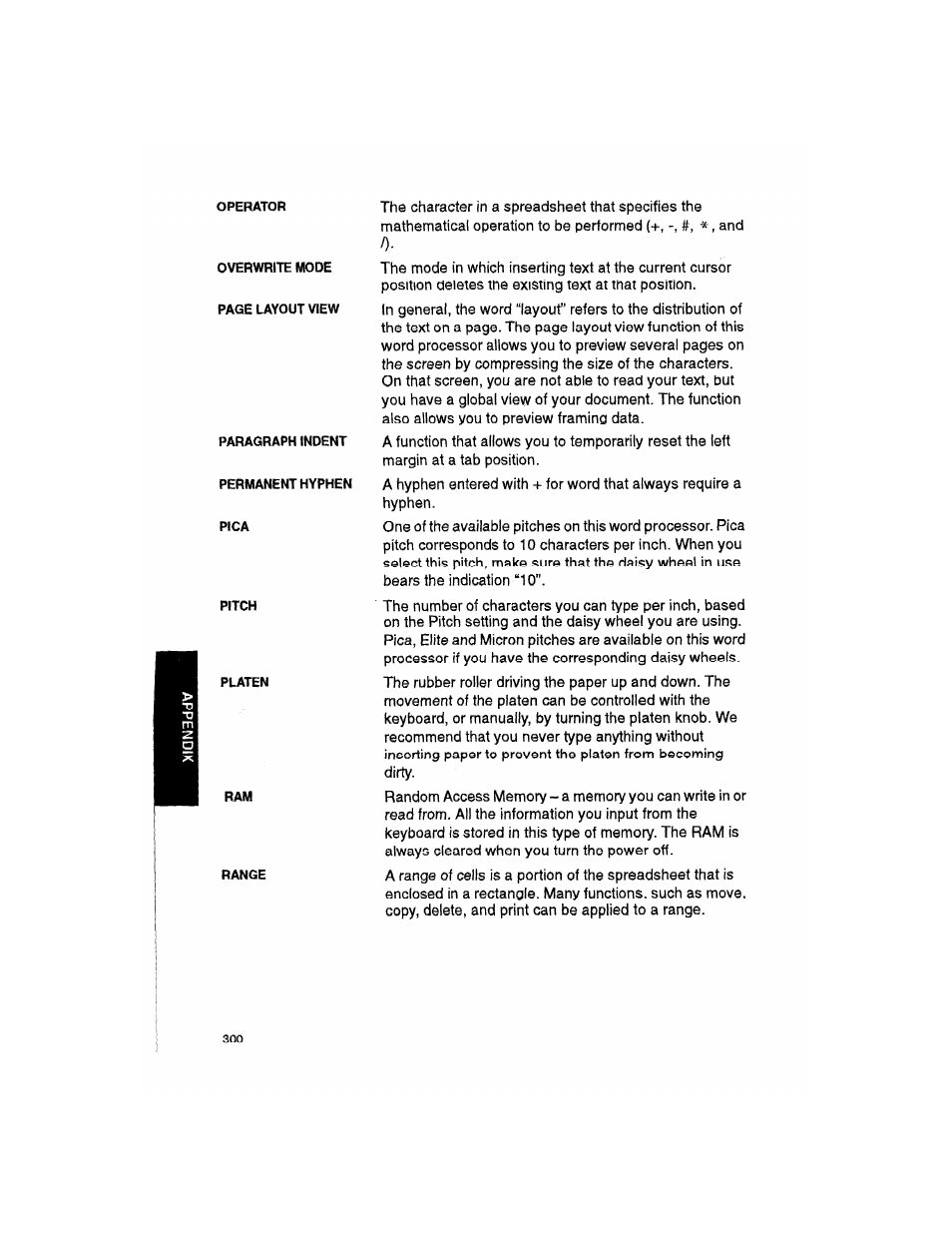 Brother WP330MDS User Manual | Page 310 / 322