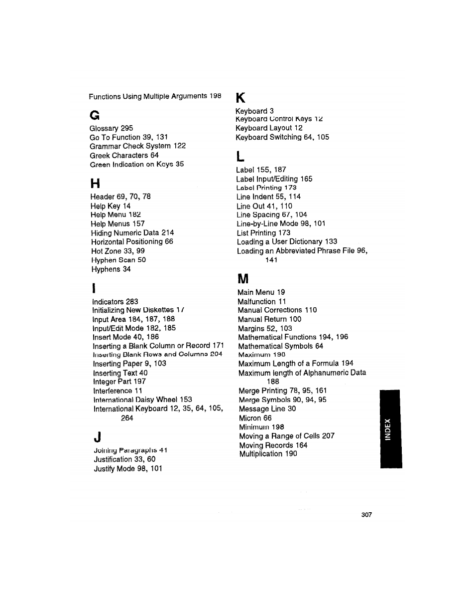 Brother WP330MDS User Manual | Page 317 / 322