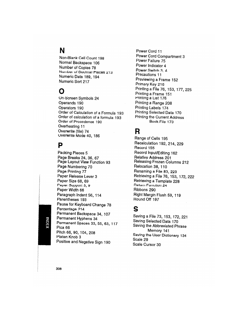 Brother WP330MDS User Manual | Page 318 / 322