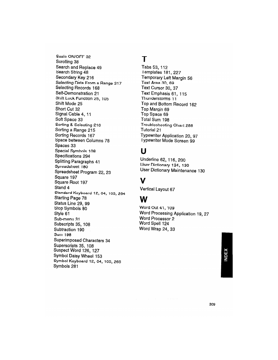 Brother WP330MDS User Manual | Page 319 / 322
