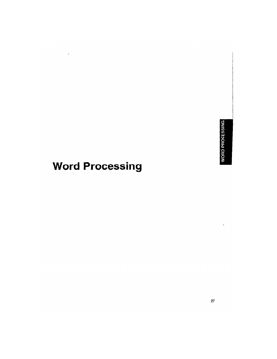 Word processing | Brother WP330MDS User Manual | Page 37 / 322