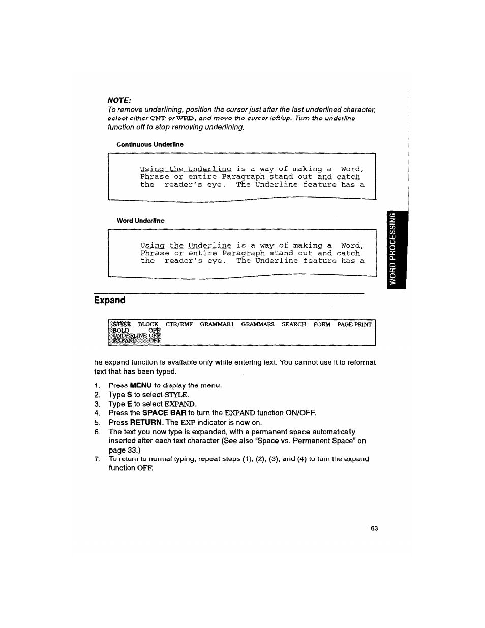 Brother WP330MDS User Manual | Page 73 / 322