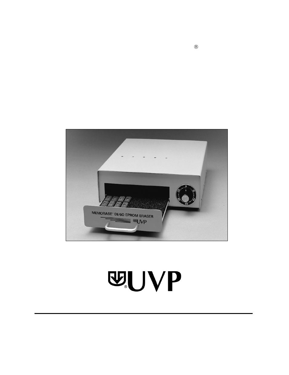UVP DE-50 User Manual | 4 pages