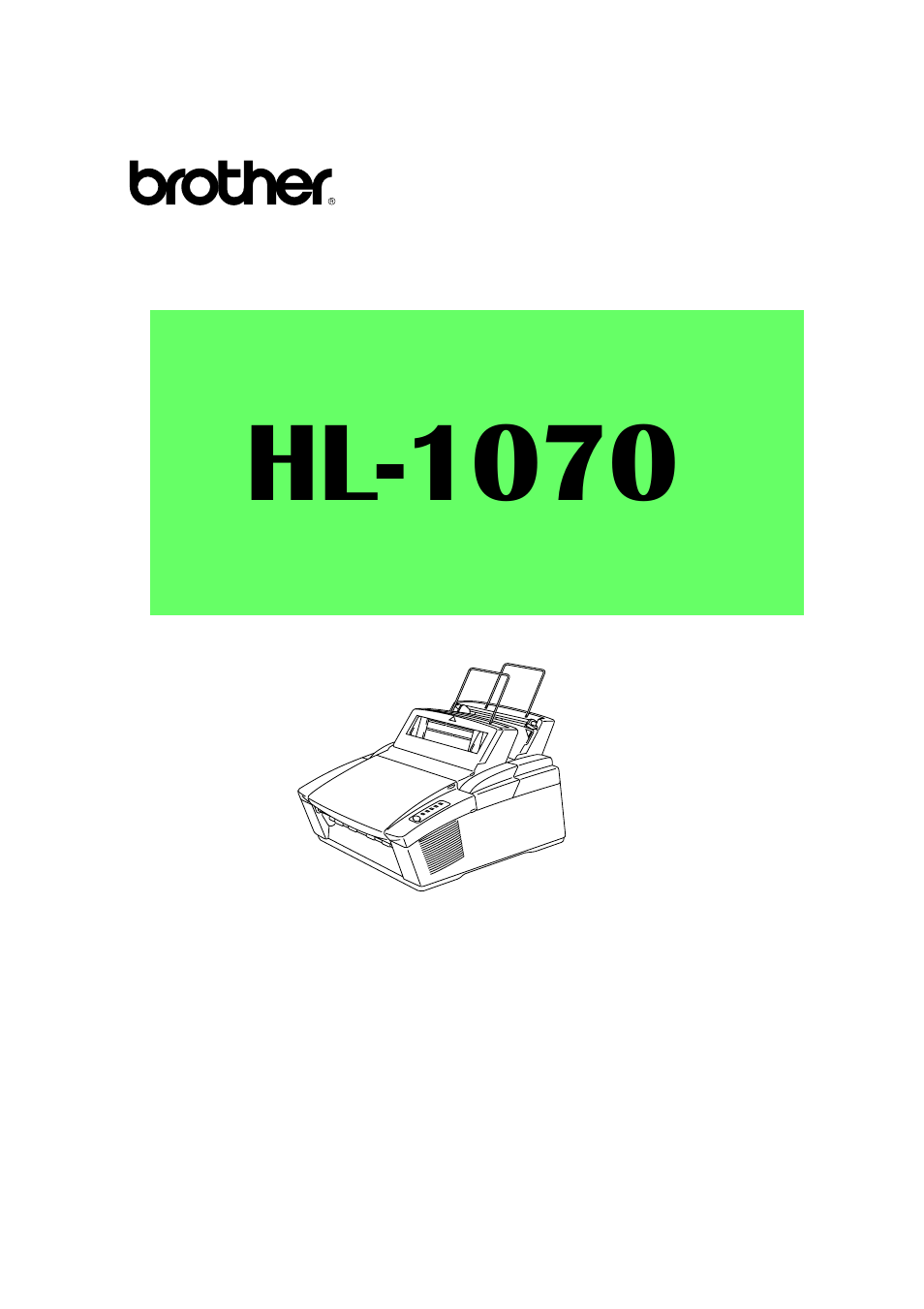 Brother HL-1070 User Manual | 93 pages